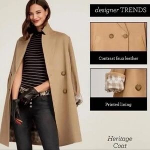 NWT CAbi Heritage Coat
